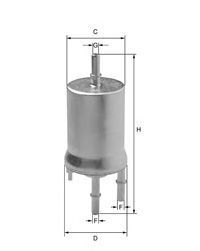 UNIFLUX FILTERS xb111c -  Топливный фильтр